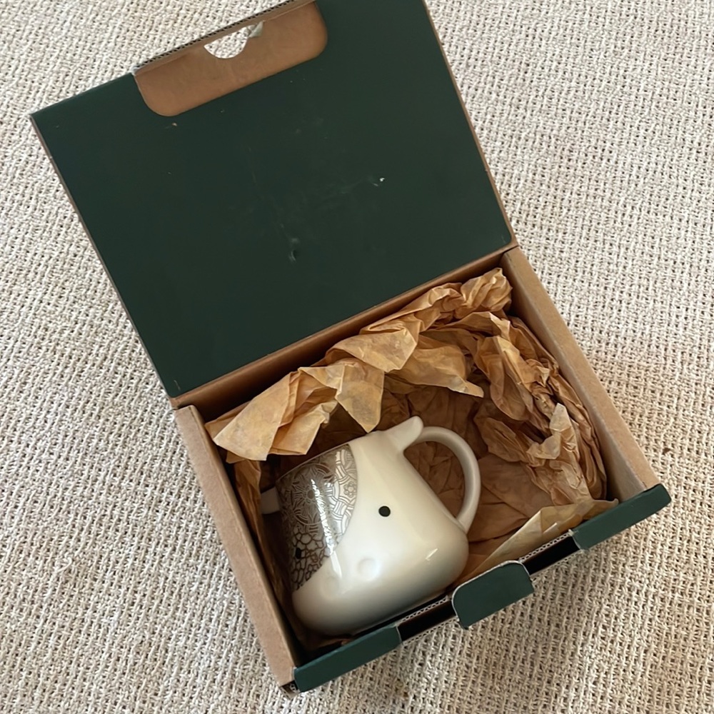 Starbucks Korea 21 Year White Cow Mug 237ml 2021